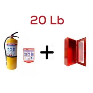 EXTINTOR ABC DE 20Lb +  GABINETE
