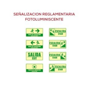 SEÑALIZACION REGLAMENTARIA FOTOLUMINISCENTE